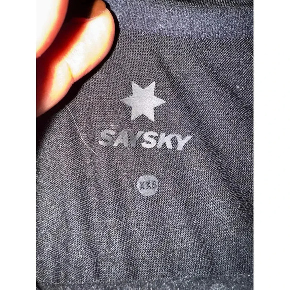 Saysky Womens Merino Wool Baselayer Top Black Long Sleeve SIZE XXS - Picture 3 of 6